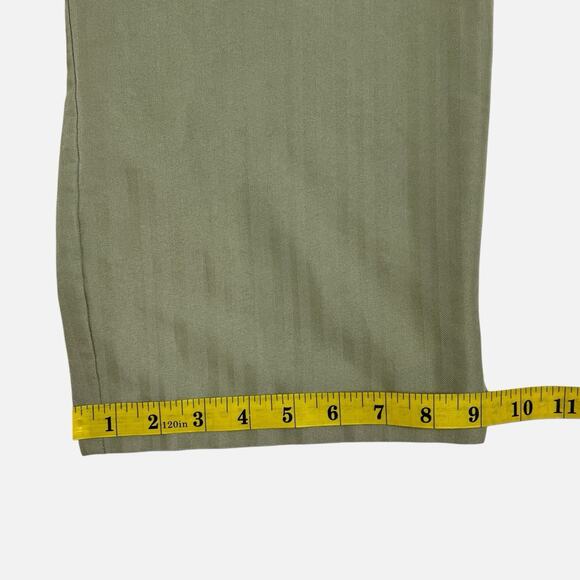 Sunset Cove Pants Womens Large Green Elastic Drawstring Waist Beachy Resort - Picture 7 of 16